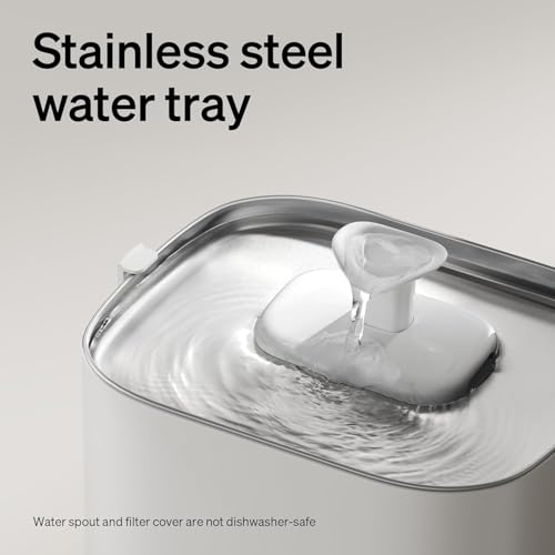 PETLIBRO Dockstream 2 Cordless Cat Water Fountain, 3L Stainless Steel, WiFi App Tracking — view 8