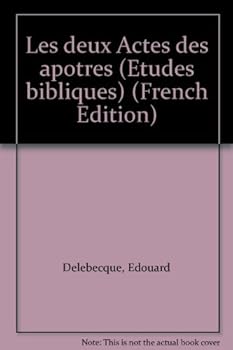 Paperback Les Deux Actes Des Apotres [French] Book