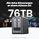 UGREEN NASync DXP2800 2-Bay Desktop NAS, Intel N100 Quad-Core-CPU, 8GB DDR5 RAM, 1 * 2,5GbE, 2*M.2 NVMe-Steckplätze, 4K HDMI, Network Attached Storage (Diskless)