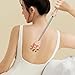 Electric Back Scratch Tool, 45cm Rounded Massage Head Electric Back Scratcher for Travel (Gradient Color)