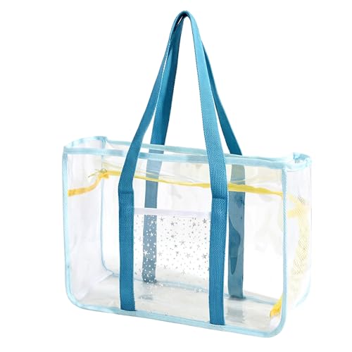 Sac fourre-tout transparent pour séparer le linge mouillé à la plage et piscine