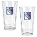 NHL New York Rangers Two Piece Pint Ale Glass Set - Primary Logo
