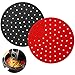2 Tappetini per Friggitrice ad Aria Rotondo Tappetini in Silicone per Friggitrice ad Aria Riutilizzabile Antiaderente Tappetino(20cm)
