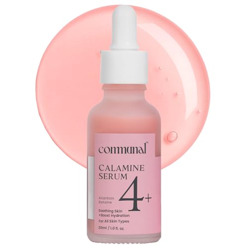 Communal Calamine 4% Face Serum 30ml with Allantoin & Betaine | Soothing Oil Control Face Serum for Oily, Acne-Prone & Sensitive Skin | Pore Minimizing, Hydrating & Redness Calming Formula