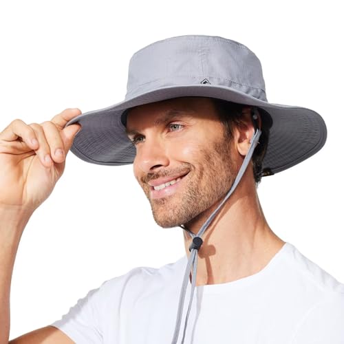 Image of Fishing Hat for Mens Sun Hat Wide Brim Bucket Hat SPF UV Protection XL XXL Large Size Big Head Hiking Beach Safari