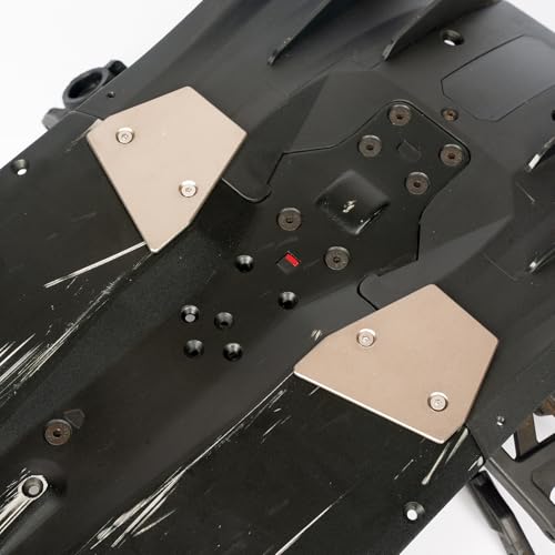 Image of Titanium Sparking Skid Plate Guard Protect for Arrma 6S 1 /7 Infraction /Limitless F1 V1 /Felony | 2mm Thick Chassis Armor Undershield Protector,Skid Plate Chassis Upgrade Part Bottom Cover-Titanium B