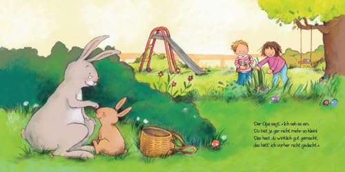 Mein großer kleiner Osterhase: Niedliches Pappbilderbuch zum ersten Osterfest für Kinder ab 18 Monaten