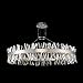 Allegri 030257-010 Contemporary Modern LED Pendant from Glacier Collection in Chrome Finish, Silver
