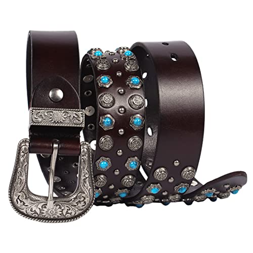 Ceinture en cuir véritable durable de 38 mm pour sublimer vos jeans