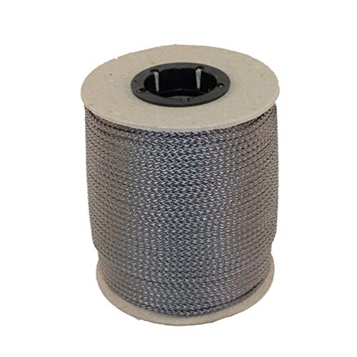 PPM Flechtleine 2,0mm - 100mtr Rolle in vielen Farben (grau) / Seil, Tauwerk, Leine