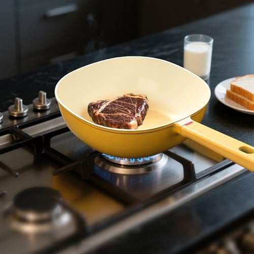 Poêle de cuisine antiadhésive induction résistant pour petit espace - 3