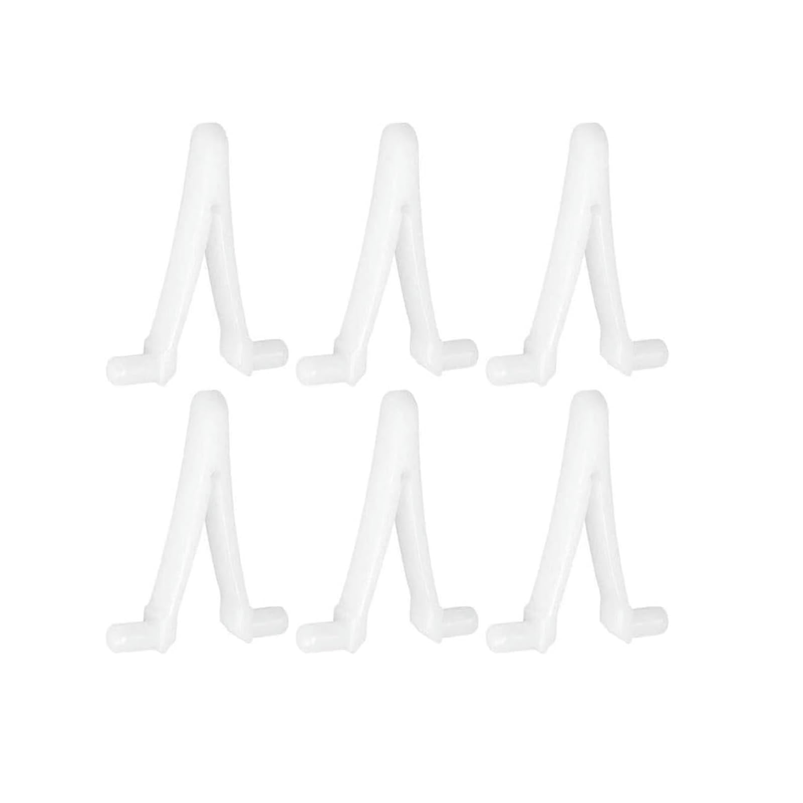 6Pcs White Pool Supply V Clip, Pool Butterfly Clip V Clip Pool Attachment Clips Replacement for Swimming Pool Spa Brush, Vacuum Head, V Clips and Pins for Swimming Pool, Cleaning Tools and Chemicals