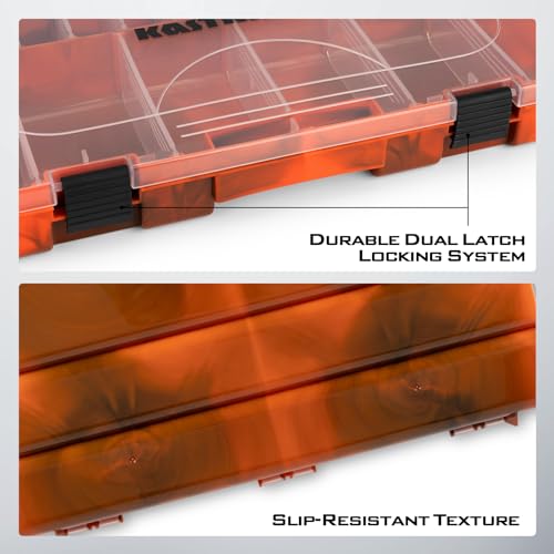 Image of KastKing Tackle Boxes, Plastic Box, Plastic Storage Organizer Box with Removable Dividers - Fishing Tackle Storage - Box Organizer - 2 Packs /4 Packs Tackle Trays - Parts Box