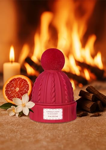Image of NASEEM Candlelight in December Eau de Parfum 80ml | Unisex Floral Amber Perfume with Orange Blossom, Jasmine & Vanilla | Long-Lasting Luxury Fragrance