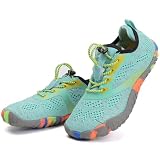 DimaiGlobal Chaussures de Trail Running Enfants Chaussures d'eau pour Plage et Sport Garçons Filles Séchage Rapide Antidérapant et Respirantes Chaussures Pieds Nus 33EU Turquoise