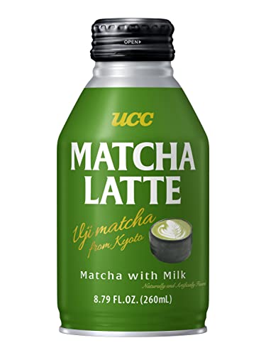 UCC Ready to Drink Matcha Latte, 8.79 FL OZ (Pack of 24), Delicious, Premium Green Tea Leaves and...
