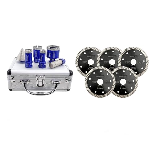 Set de brocas diamantadas para azulejos y porcelana miniatura 1