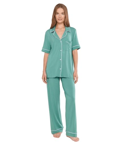 Image of Eberjey Gisele Short Sleeve Pant PJ Set