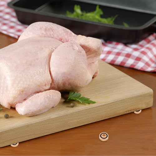 Almohadillas de goma para patas de tabla de cortar madera con estabilizadores redondos de cocina 5