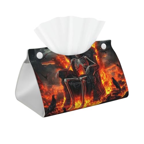 Mascarillas rojas y doradas globos de plumas y rosas (3) caja de pañuelos cubierta de pañuelos de cuero PU, funda de servilleta de escritorio para sala de estar