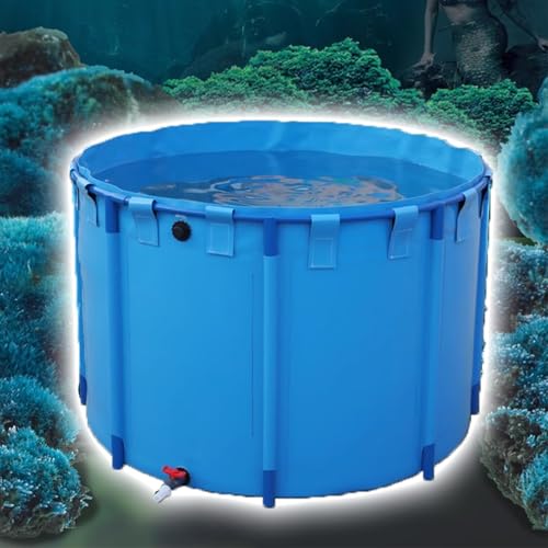 LZMZMQ 2ft 4ft 5ft 6ft 8ft 10ft 11ft 13ft 15ft 16ft 20ft 23ft 26ft 29ft 33ft Dia Round Pool Above Ground, Large Swimming Pool for Outsider & Inside, Mobile Framed Swimmingpool(1x0.6 M/470L/124GAL)