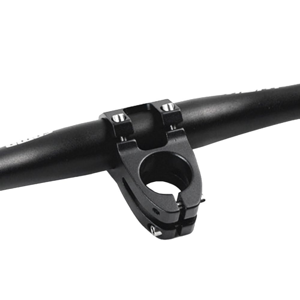 Lixada - Acople de Manillar MTB de 31,8 mm de aleación de Aluminio + Manillar Plano de 780 mm anodizado para Bicicleta de montaña, Nero(Set manubrio)