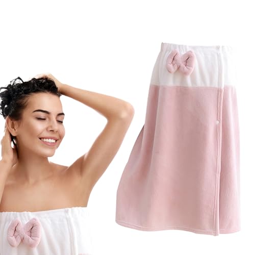 Genérico SPA Body Wrap Bolle, SPA Body Wrap para Mujeres,Women Subbente de Toalla Absorbente Ajustable | Basca de baño para Acampar de Campamento