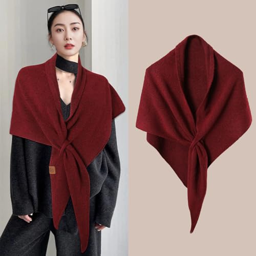 Subsequenti Shawl, Subsequenti Scarf - Women's Solid-Color Cashmere Scarf, Soft Comfortable Shawl for Daily Wear2