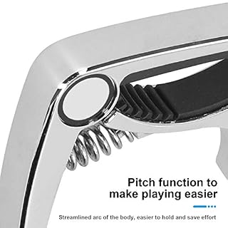 Capodastre de Guitare, Fournitures D’instruments de Musique Professionnels Multifonctionnels en Alliage de Zinc 2 en 1… - Les Beatles, Paul McCartney, John Lennon, RIngo Starr, George Harrison Capodastre de Guitare, Fournitures D'instruments de Musique Professionnels Multifonctionnels en Alliage de Zinc 2 en 1… – Image 3
