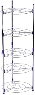 Pan Rack, 5 Tier Stainless Steel Saucepan Stand Kitchen Shelving Unit Pan Pot Stand Metal Wire Cookware Organizer Holder Pans Pots Storage Shelf,39.96×13.78inch