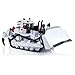 TOUCAN RC HOBBY D11T Metal RC Hydraulic Bulldozer 1/14 Radio Control Dozer Model Electric Ladder for Ages 14+