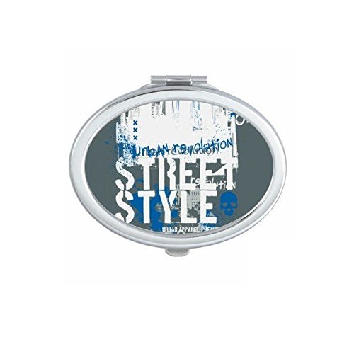 Miroir compact de poche graffiti pour corriger son maquillage rapidement n'importe où