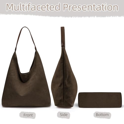 Gipvv Boho Slouchy Suede Tote