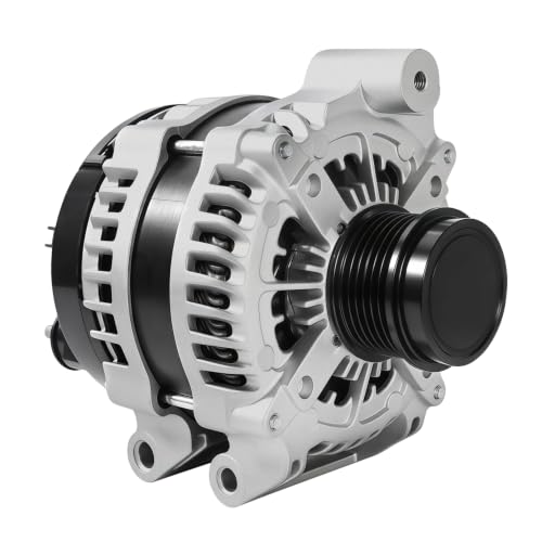 Image of 11792N New Alternator 180AMP Replacement for 2014-2021 Ram ProMaster 1500, ProMaster 2500, ProMaster 3500 3.6L, 6-Groove Decoupler Pulley 12V, Replace# 2100795, 2101201, 421000-7120