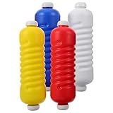 jojofuny 4 Stück Schwimmbojen aus Kunststoff Spiral Poolmarkierung Formstabil und Bruchfest zur Sicheren Abgrenzung von Schwimmbahnen und Gefahrenzonen im Schwimmbad