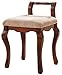 JUNJIJINGXIANG Coiffeuse Tabouret avec Dossier Coiffeuse Tabouret Baroque Piano Chaise Vintage Piano Chaise rembourrée Siège de Maquillage, for Salon Chambre Salle à Manger