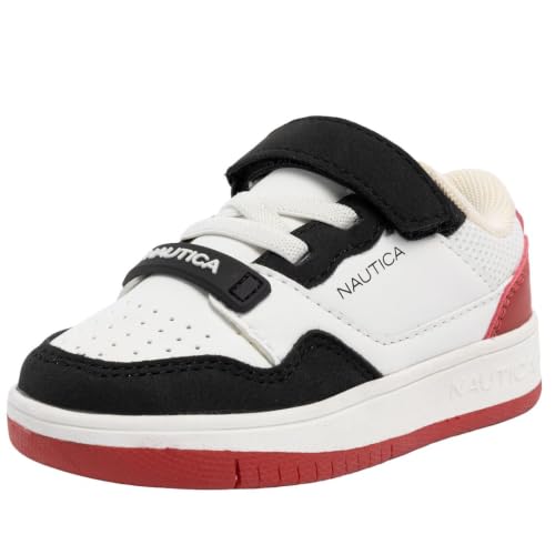 Image of Nautica Kids Adjustable Strap Shoes | Comfortable Casual Sneakers for Boys and Girls, Toddlers & Little Kids