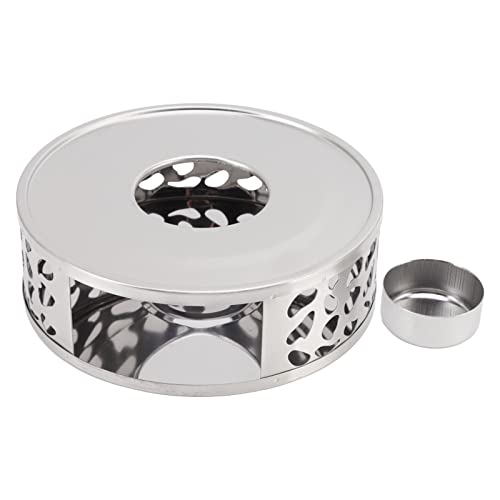 Teapot Heater Stainless Steel Ventilation Hole Design Hollow Teapot Warmer for Home (Irregular Hole)