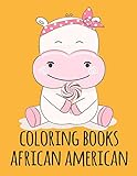  coloring books african american: Super Cute Kawaii Coloring Books: 7 (Wild Animals)