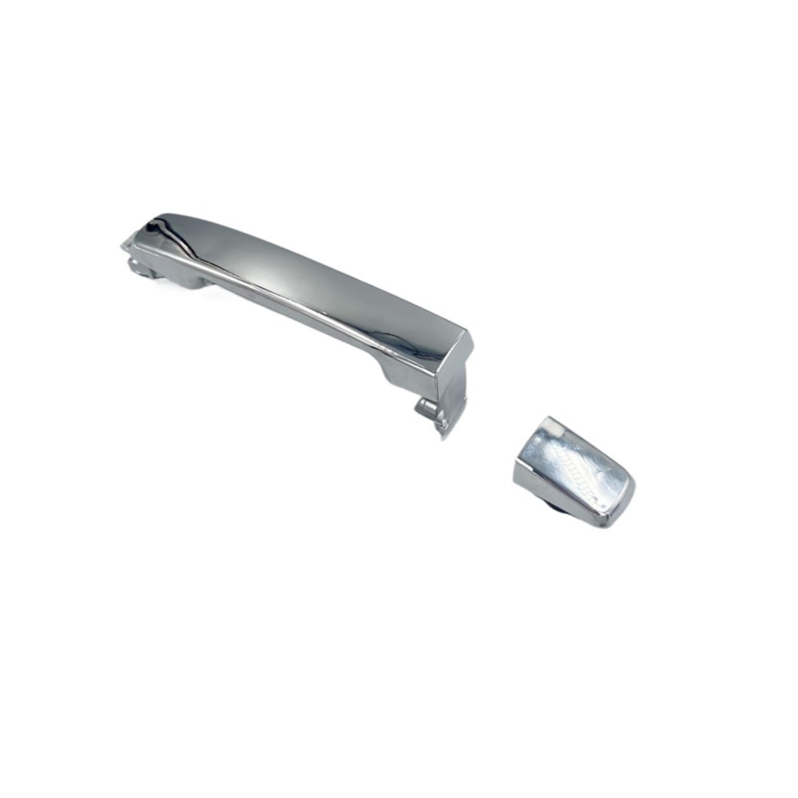DBCKLS Vehicle Exterior Outer Door Handle for Nissan for Frontier for Navara for D40 2006-2014 for Pathfinder for R51 Front Door Outer Handle Chrome(Handle with Hole Cap)