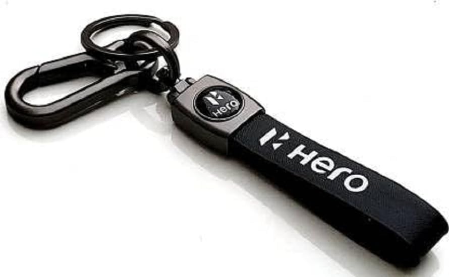 Premium Leather Keychain Keyring with Metal Clip Lock Key Holder for Hero Bikes & Scooty, Heavy Duty Keychain for All Hero Models Like Splendor, Passion, Glamour, Destini, Pleasure etc.-image-19