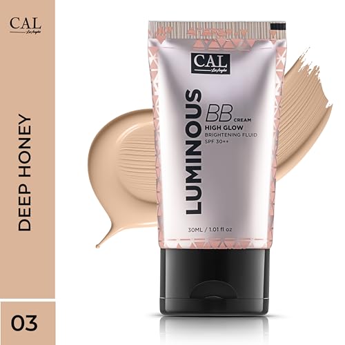 Image of CAL Losangeles Luminous BB Cream High Glow Long Lasting Natural Coverage Color Correction for All Skin Types (30 ml) (Deep Honey)