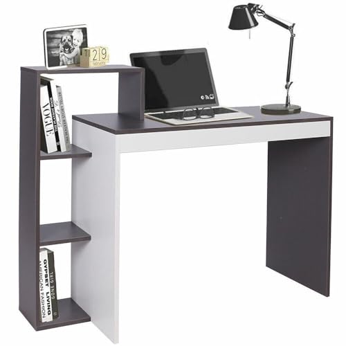 Realizzata interamente in legno MDF di altissima qualità in un elegantissimo bicolore che rendono questa libreria davvero unica!