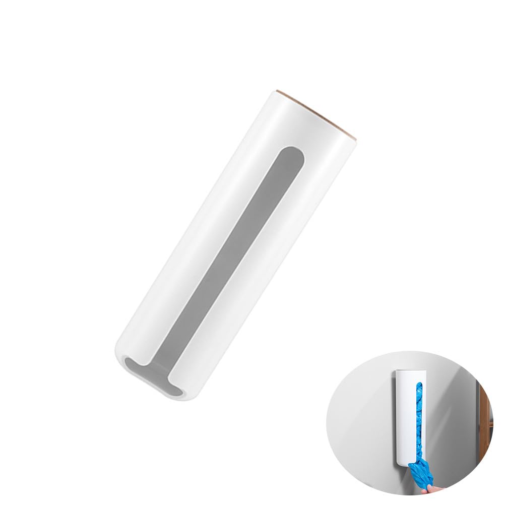 PRETYZOOM Dispenser Porta Sacchetti Organizer Per Sacchi Della Spazzatura Con Ventosa Forte 9.45 X 2.95 X 4.72 in 2 Pezzi Per Cucina Bagno Casa E Ufficio