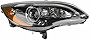 Headlight Headlamp Black Bezel Passenger Side Right RH for 11-14 Chrysler 200