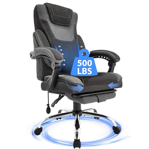Big and Tall Office Chair Footrest, Ergonomic Executive