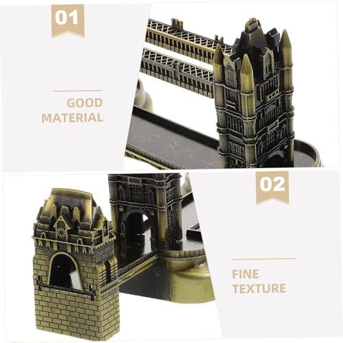 Modelo de edificio de metal de la Torre de Londres, una estatua premium de diseño coleccionable 4