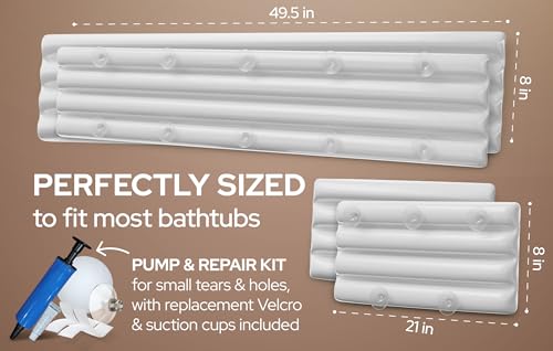 Image of Baysie Bathtub Safety Bumper for Baby, Toddler and Kid (Hook and Loop)