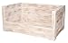 Kistenkolli Altes Land Hundebett Balu aus Holz mit Kissen 115x54x40,5cm Hundekorb Hundekissen Schlafplatz Vintage Hundesofa
