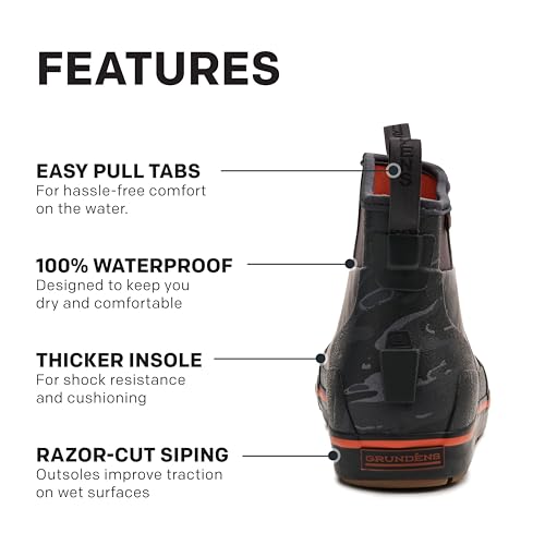 Image of Grundens Men's DECK-BOSS Ankle Boot | Durable, Waterproof